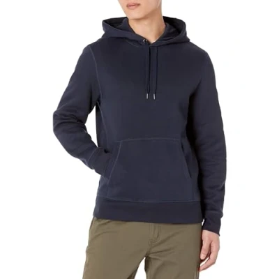 Abbildung von Amazon Essentials Herren Pullover Sweatshirt Mit Kapuze, In Groß Und Schwer Erhältlich, Dunkles Marineblau, XS