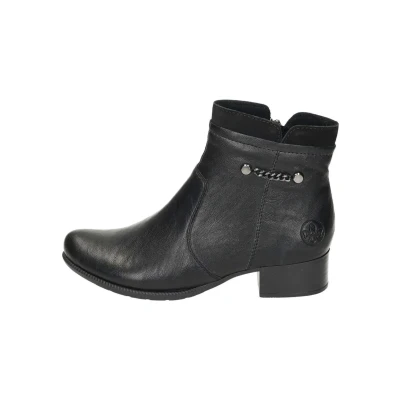 Abbildung von Rieker Stiefelette, Damen, Größe: 41, schwarz Schuhe