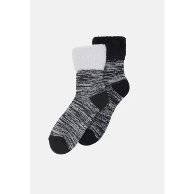 Abbildung von camano Socks 2P Socken, Damen, Größe: 35 38, Black