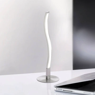 Abbildung von JUST LIGHT Tischleuchte »WAVE«, 1 flammig, Leuchtmittel LED Board fest integriert, inklusive Schnurschalter