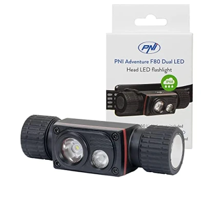 Abbildung von PNI Adventure F80 Dual LED ADVF80 Stirnlampe 2200mAh 6W