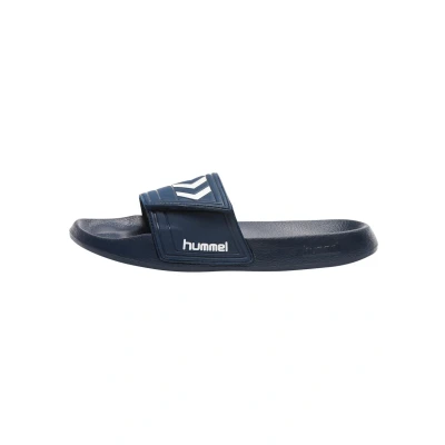 Abbildung von Hummel Pantolette flach, Größe: 37, Blue Schuhe