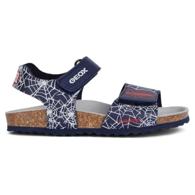 Abbildung von Geox Marvel Spiderman Ghita BOY Riemensandalette für Kinder, Größe: 27, Navy/red Schuhe