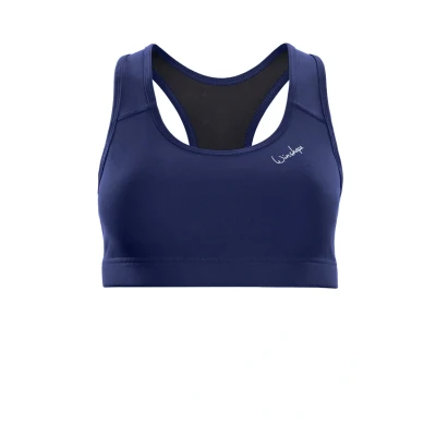 Abbildung von Winshape Functional Comfort Sportbh mit mittlerer Stützkraft, Damen, Größe: XS, Dark blue