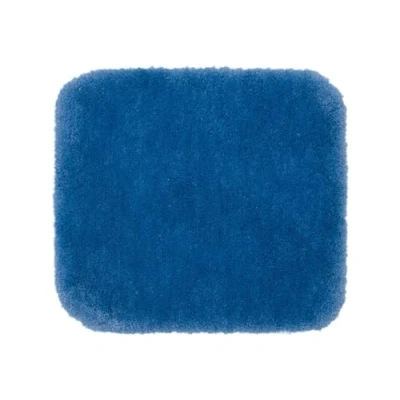 Abbildung von Gözze Deluxe Badteppich Mit extra hohem Flor, 100% Polyester (Mikrofaser), Antirutschbeschichtung, 50 x 45 cm Taubenblau