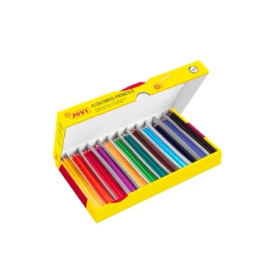 Abbildung von Jovi wirtschaftliche Box mit 144 Buntstifte aus Holz, sortiert (739)