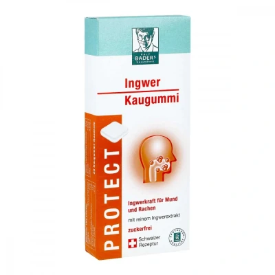 Abbildung von Baders Protect Gum Ingwer