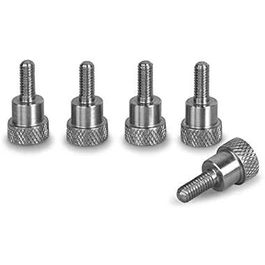 Abbildung von Precisiongeek Rostfreiem Edelstahl Ansatzschraube Rändelschrauben M5 x 10mm (5 Stück)