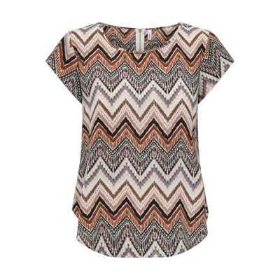 Abbildung von ONLY Damen Onlmoster Stripe O Neck Top JRS Noos S/S Tops, Amparo Blue,38