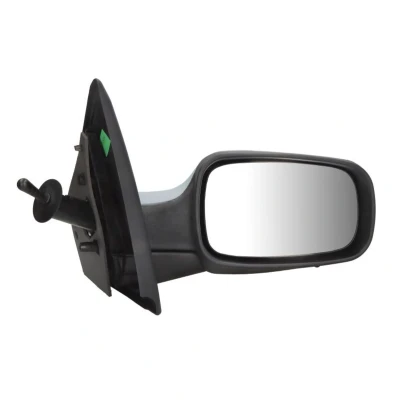 Abbildung von Außenspiegel Alkar 6106175 rechts grundiert mit Temperatursensor, Einstellung: Seilzug, konvex für Linkslenker RENAULT: Clio 3, III Grandtour