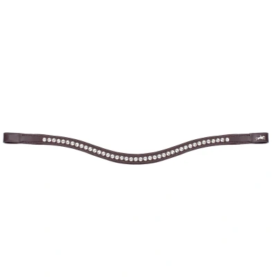 Abbildung von Schockemöhle Stirnriemen Crystal Select Espresso/Silber WB