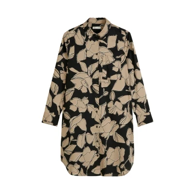 Abbildung von Marc O&#039;Polo A LINE Details LONG Sleeve Printed Blusenkleid, Damen, Größe: 34, Multi