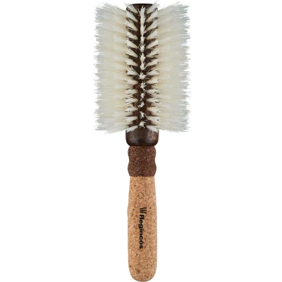 Abbildung von Regincós Rundbürste, Korkholz, umweltfreundlich, E.Cork Blonde 870, natürlich, professionell, handgefertigt, Größe XL