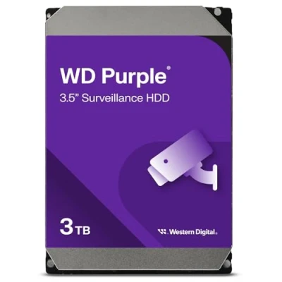 Abbildung von WD Purple interne Festplatte 8 TB (3,5 Zoll, für Überwachungskamera, AllFrame Technologie, 180 TB/Jahr Workloads, 256 MB Cache, SATA 6 Gbit/s, Dauerbetrieb)