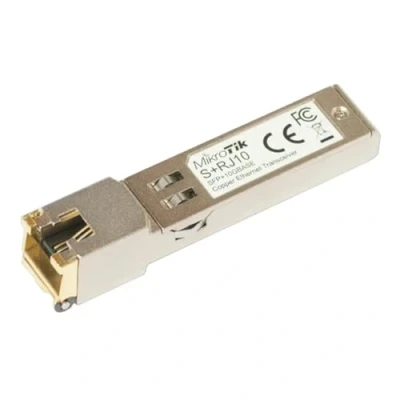 Abbildung von Mikrotik S+RJ10 Netzwerk Sende Empfangsmodul (10000 Mbit/s, SFP+, Metall, 1 Stück)