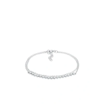 Abbildung von Elli Basic Layer Balls Armband silvercoloured, Damen, Größe: 16, Silver coloured