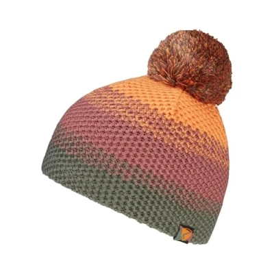 Abbildung von Ziener Kinder ISHI Mütze warm, gestrickt, dreifarbig, apricot, S