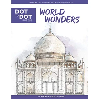 Abbildung von World Wonders Dot to Puzzle (Extreme Puzzles with over 15000 dots): Extreme Books for Adults Challenges complete and color (Modern Books)
