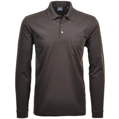 Abbildung von Ragman Herren Poloshirt, Mokka, M