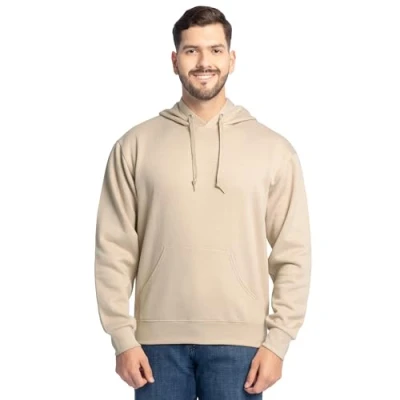 Abbildung von Fruit of the Loom Men&#039;s Eversoft Fleece Sweatshirts &amp; Hoodies, Full Zip Khaki Heather, Small