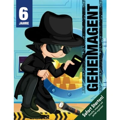 Abbildung von Geheimagenten Schnitzeljagd Kindergeburtstag ab 6 Jahren: Kreativ geplante Schatzsuche Fallermittlung mit Fußspuren &amp; Fingerabdrücke lesen inkl. Agenten Hacks! (Bravo Schatzsuche)