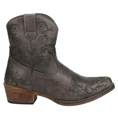 Abbildung von ROPER Damen Short Stuff Embroidery Round Toe Booties Westernstiefel, GRAU, 41 EU