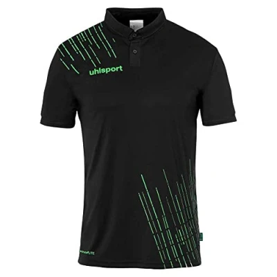 Abbildung von uhlsport Herren Score 26 Poly Poloshirt Und Jungs Sport Polo, Schwarz/Fluo Grün, XXL EU
