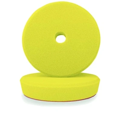 Abbildung von ALCLEAR 50163M Polierpad Auto Polierschwämme, medium für RUPES Poliermaschine, Durchmesser : 163/150x30 mm, gelb, 2er Set, Polierpad, Polierschaum, Yellow