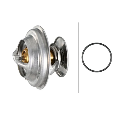 Abbildung von HELLA 8MT 354 778 391 Kühlwasserthermostat 80 mit Dichtungen MAN: TGX