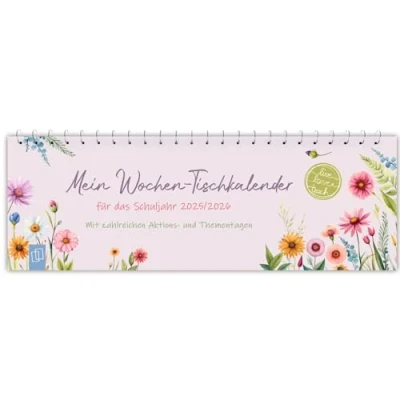 Abbildung von Mein Wochen Tischkalender für das Schuljahr 2025/2026: Mit zahlreichen Aktions und Thementagen (live love teach)