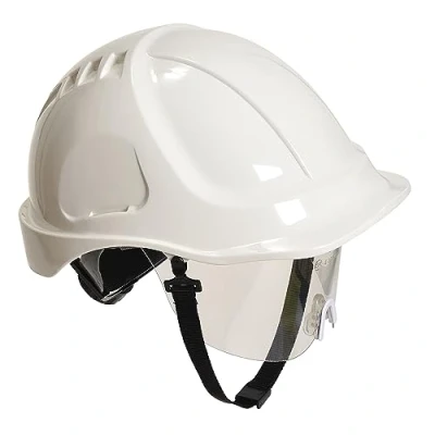 Abbildung von Portwest PW54 Endurance Plus Visier Sicherheitshelm Weiß