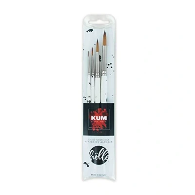 Abbildung von KUM 5143716 Pinselset Frau Hölle, Loose Watercolour, 4 Pinsel Kleckse