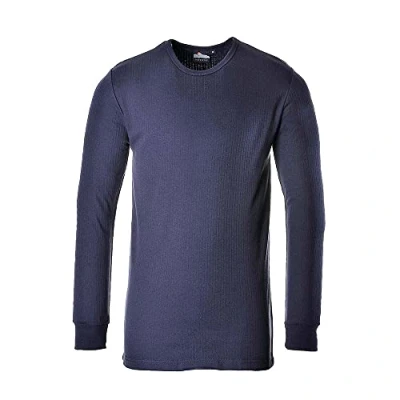 Abbildung von Portwest Langarm Thermo T Shirt, Größe: XL, Farbe: Marine, B123NARXL
