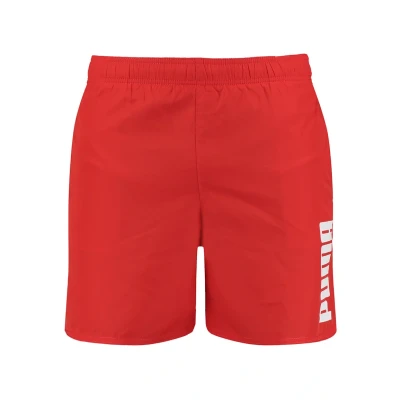 Abbildung von PUMA Herren Swim Men&#039;s Mid Shorts Trunks, Rot, L