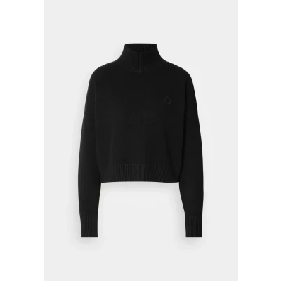 Abbildung von HUGO Sesty Strickpullover, Damen, Größe: Large, Black