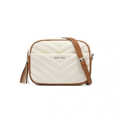 Abbildung von Miss Lulu Umhängetasche Damen,Frauen Cross Body Bag, Kleine Damen,Crossbody Bag Damen (Beige/Braun)