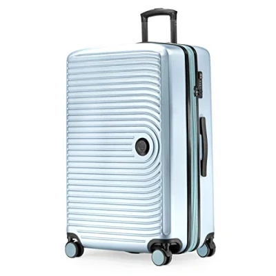 Abbildung von HAUPTSTADTKOFFER Mitte Großer Hartschalenkoffer, TSA, 4 Rollen, Check In Gepäck mit 8 cm Volumenerweiterung, 77cm, 130 Liter, Pool blue