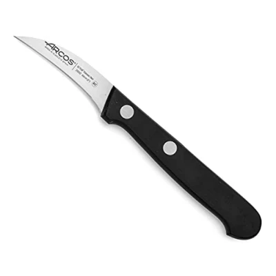 Abbildung von Arcos Serie Universal Schälmesser Klinge Nitrum Edelstahl 60 mm HandGriff Polyoxymethylen (POM) Farbe Schwarz