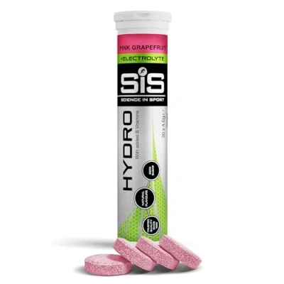 Abbildung von Science in Sport HYDRO Tabletten 20 Stk. Pink Grapefruit Elektrolyte Tabletten, Vegan &amp; glutenfrei, Brausetabletten zur Anregung von Hydration und für einen ausgeglichenen Haushalt