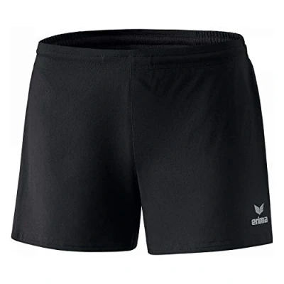 Abbildung von erima Damen Marathon Shorts mit Innenslip, Schwarz, 38, 809821