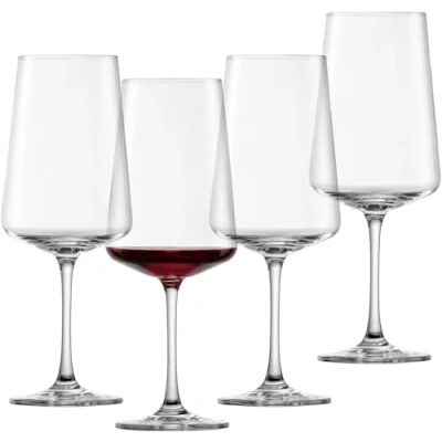 Abbildung von SCHOTT ZWIESEL Rotweinglas MioVino (4er Set), spülmaschinenfeste Tritan Kristallgläser, Made in Germany (Art. Nr. 124051)