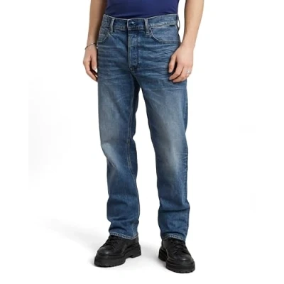 Abbildung von G Star Dakota Regular Jeans Straight Leg, Herren, Größe: 32x32, Faded cascade