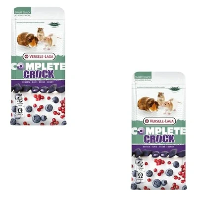 Abbildung von Versele Laga Complete Crock Berry Doppelpack 2 x 50 g Snack für Kaninchen und Nagetiere Knusprige Hülle weiche Beerenfüllung Leicht verdaulich ohne Zuckerzusatz