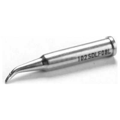 Abbildung von ERSA ERSADUR Dauerlötspitze verlängert abgewinkelt bleistiftspitz 0,8 mm Durchmesser mit LF Beschichtung 0102SDLF08L