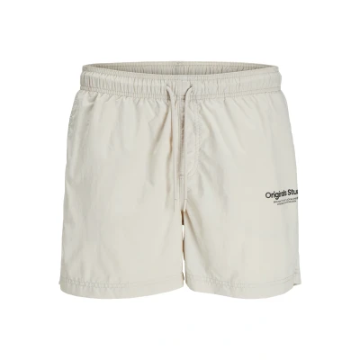 Abbildung von Jack &amp; Jones Jpstnaxos Jjswim Vesterbro Badeshorts, Herren, Größe: 42, Moonbeam