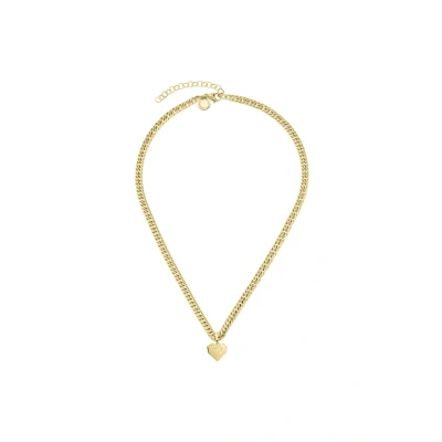 Abbildung von Liebeskind Berlin Broken Heart Halskette goldcoloured, Damen, Größe: One Size, Gold coloured