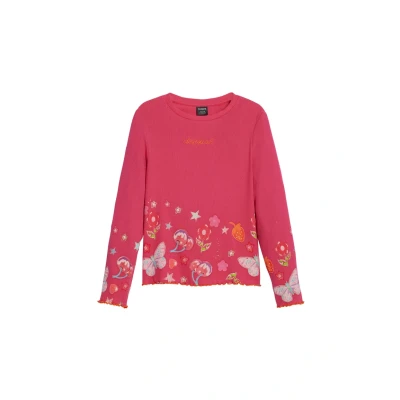 Abbildung von Desigual Langarmshirt für Kinder, Größe: 122/128, Red
