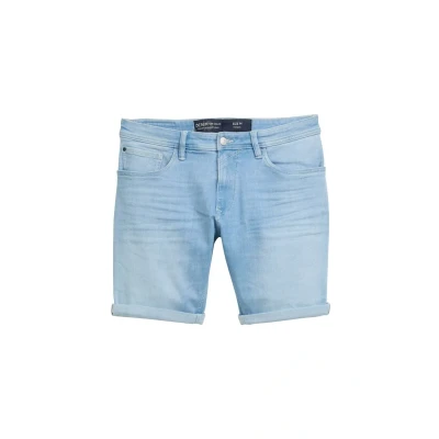 Abbildung von TOM Tailor Denim Piers SLIM Jeans Shorts, Herren, Größe: XL, Light bright blue