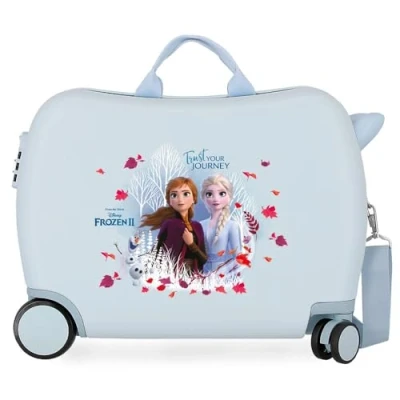 Abbildung von Disney Frozen Die Eiskönigin Trust your journey Kinder Koffer Blau 50x38x20 cms Hartschalen ABS Kombinationsschloss 38L 2,1Kgs 4 Räder Handgepäck
