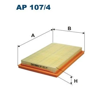 Abbildung von FILTRON AP 107/4 Luftfilter 31 165 272 Filtereinsatz HYUNDAI: Amica / Atoz